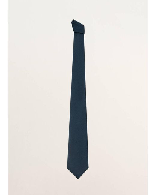 Mango Krawatte Solid7P in Blue für Herren