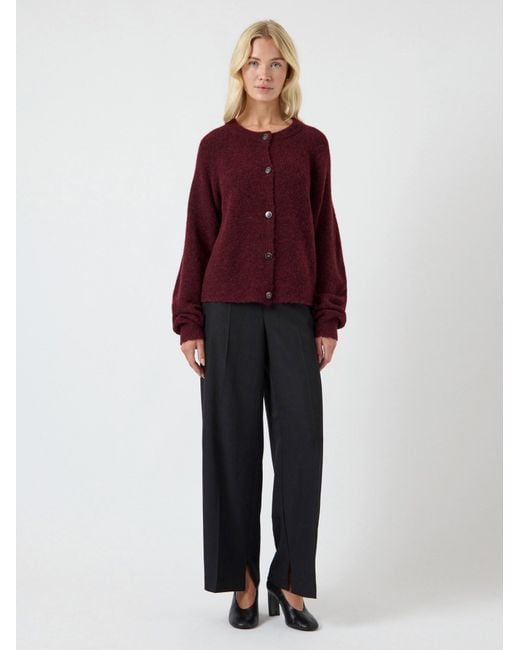 Y.A.S Purple Strickjacke Johi