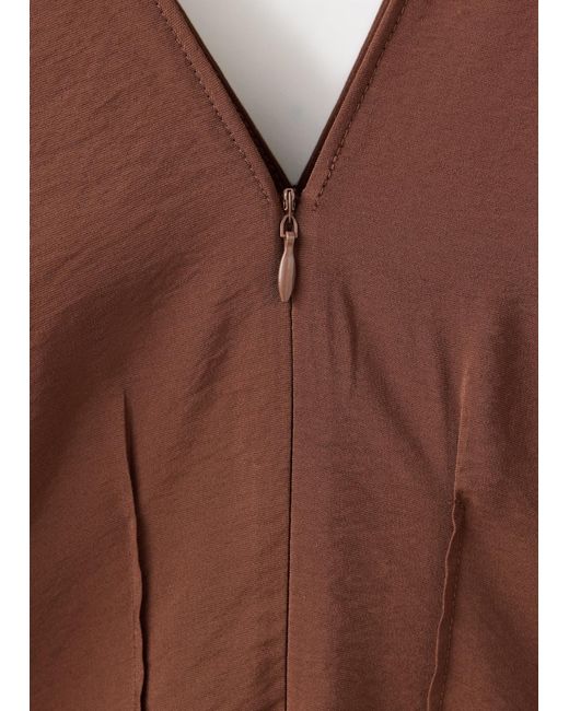 Mango Brown Kleid Sofia