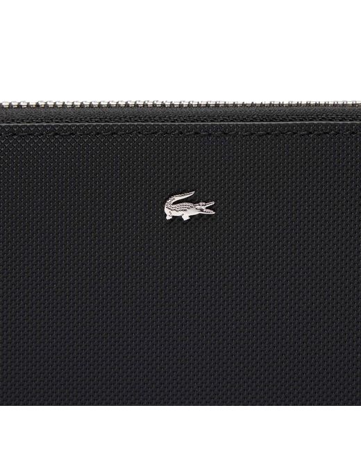 Lacoste Black Ö Geldbörse Lederimitat DAILY City Long Wallet