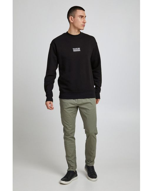 Solid Sweatshirt Rubio in Black für Herren