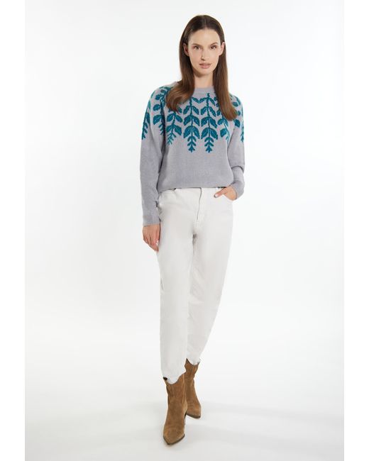 Usha Gray Pullover Lurea