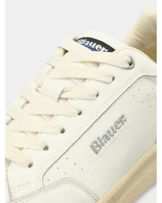 Blauer Sneaker in Metallic für Herren