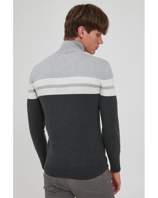 Blend Pullover 'naresh' in Gray für Herren