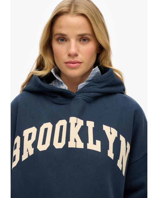 Superdry Blue Sweatshirt 'Athletic Essentials'