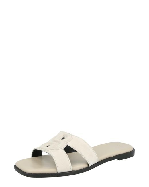 Boss White Pantolette Charlize