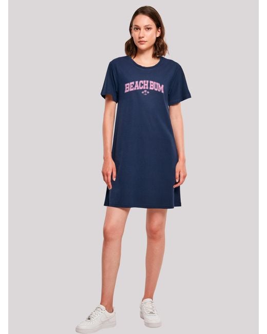 F4NT4STIC Blue Kleid Beach Bum Summer Varsity Retro