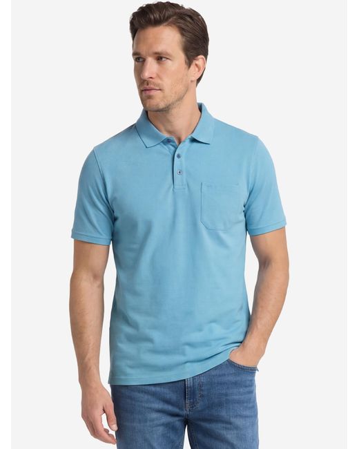 Redmond Shirt Basic in Blue für Herren