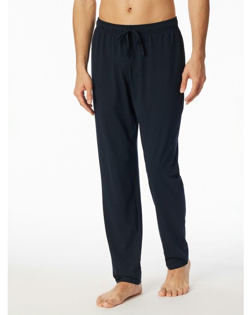 Schiesser Pyjamahose Mix Relax in Blue für Herren