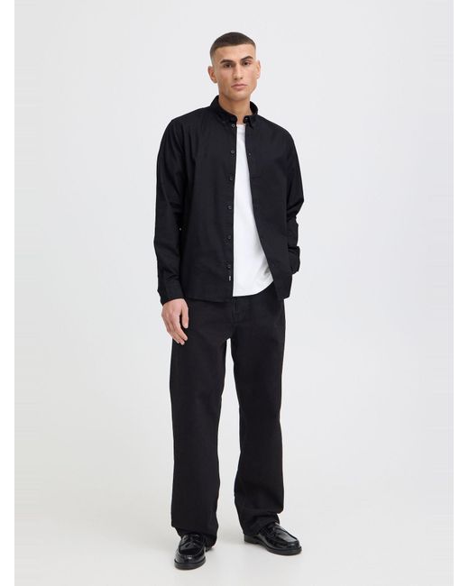 Solid Hemd Val in Black für Herren