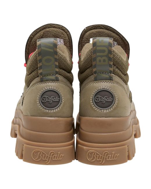 Buffalo Brown Schnürstiefelette Aspha