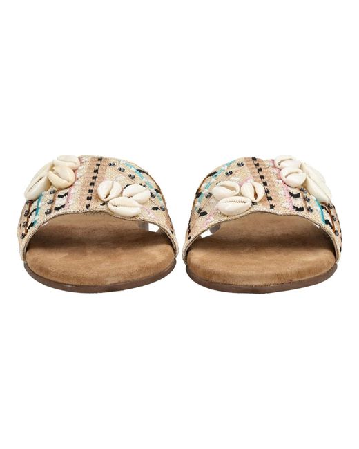 Lazamani Metallic Pantolette