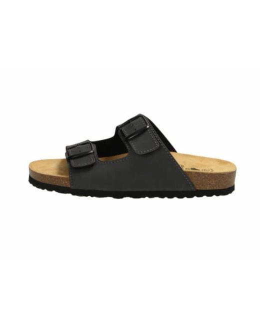 Lico Pantoletten in Black für Herren