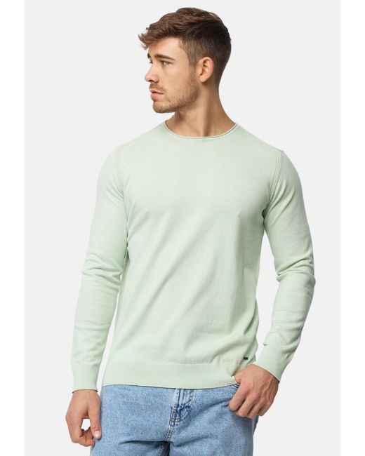 INDICODE Pullover Gamal in Green für Herren
