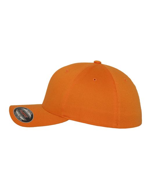 Flexfit Orange Cap Wooly Combed