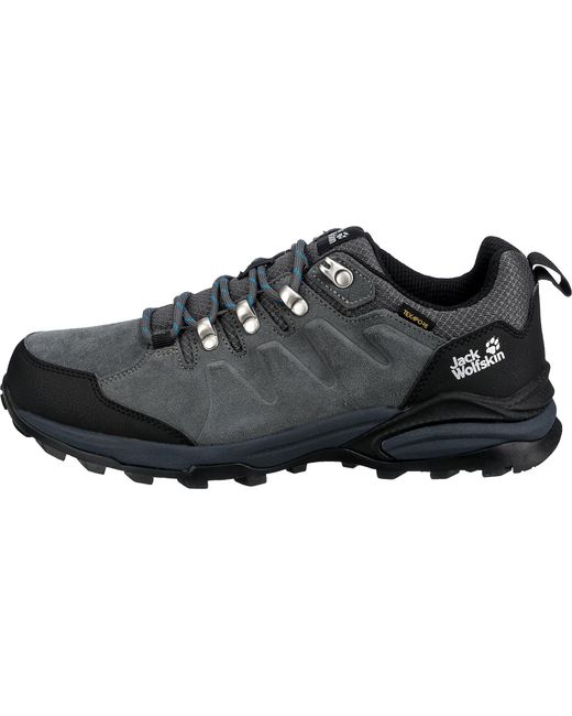 Jack Wolfskin Wanderschuh 'refugio' in Black für Herren