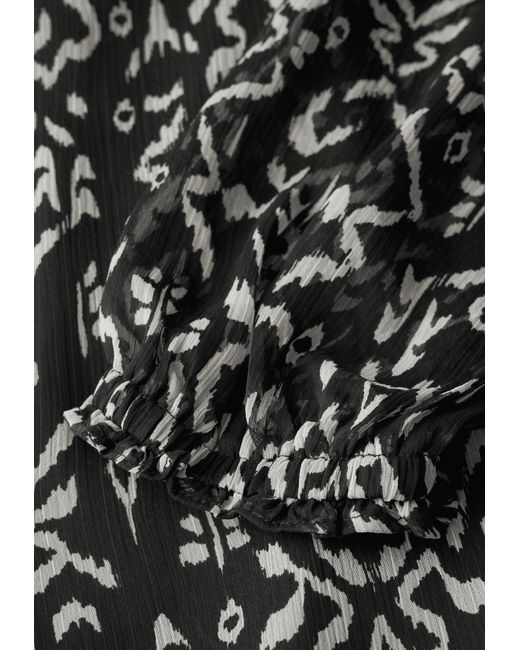 STREET ONE STUDIO Black Raglan Chiffon Bluse