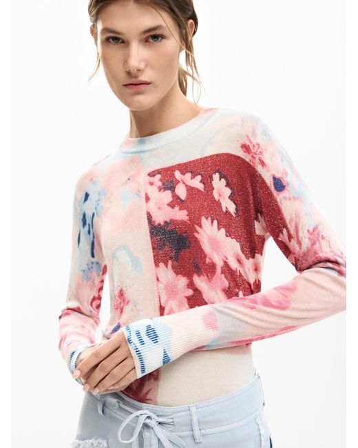 Desigual White Pullover
