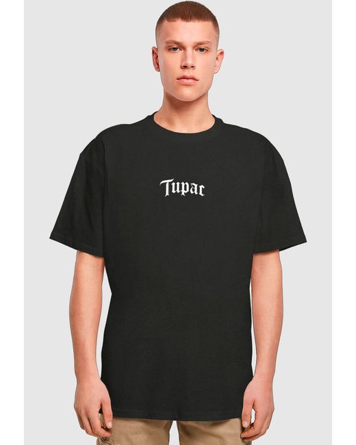 Merchcode T-Shirt Tupac in Black für Herren