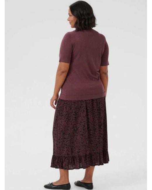 Kaffe Purple Pullover Lizzy