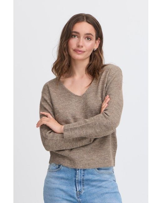 Ichi Gray Pullover Kamara