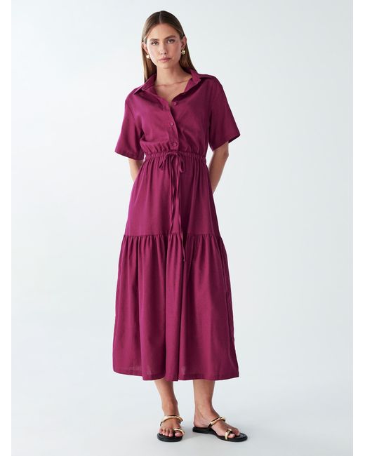 Willa Red Blusenkleid Effie