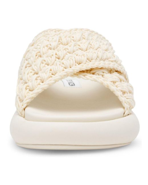 Steve Madden White Pantolette
