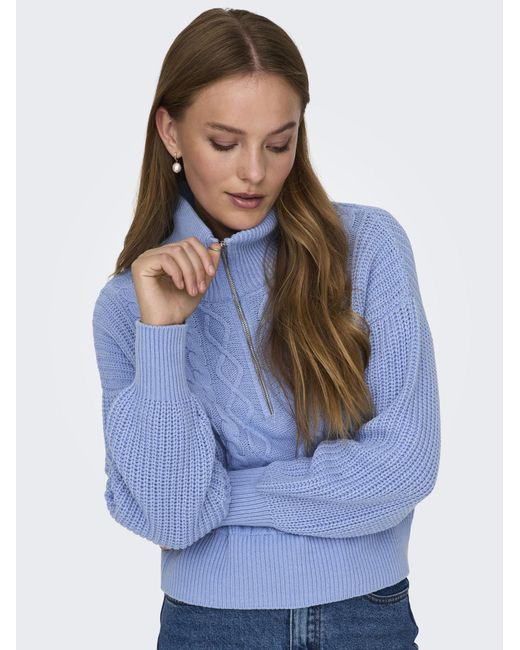 ONLY Blue Pullover 'doritta'