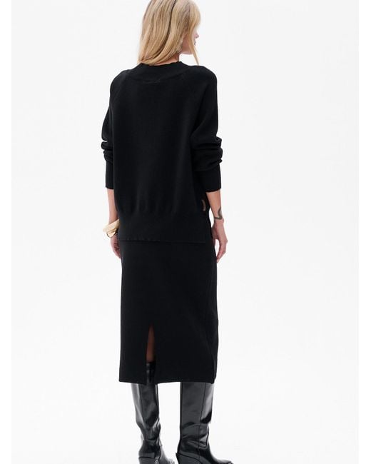 Blue Shadow Black Pullover