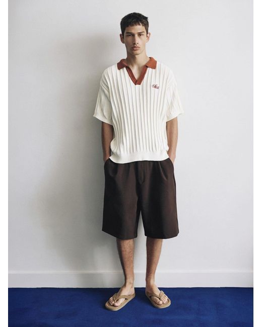 Pull&Bear Pullover in White für Herren