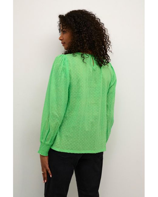 Kaffe Green Bluse Ka Roca