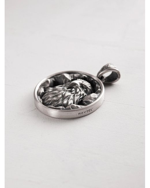 REYTEL Anhänger Eagle in Metallic für Herren