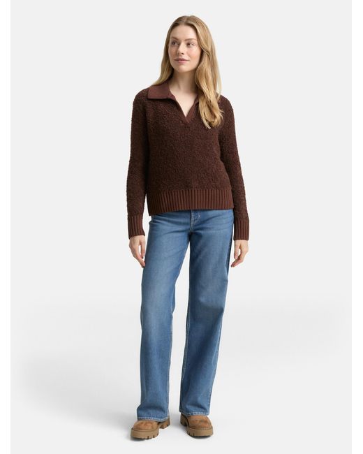 Tom Tailor Brown Pullover