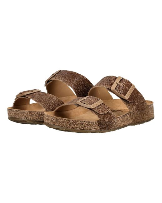 Haflinger Brown Pantolette