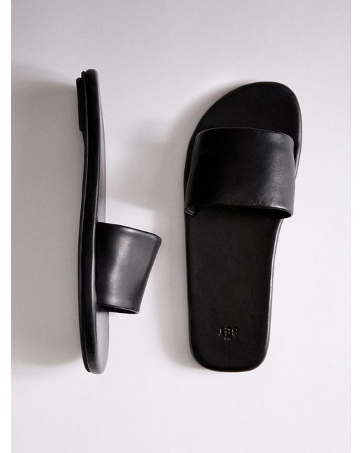 The Set Black Pantolette