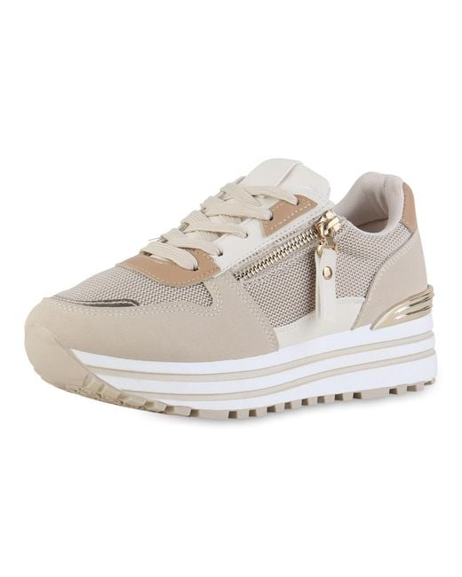 VAN HILL White Sneaker 'Amber'