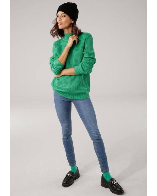 Laura Scott Green Pullover