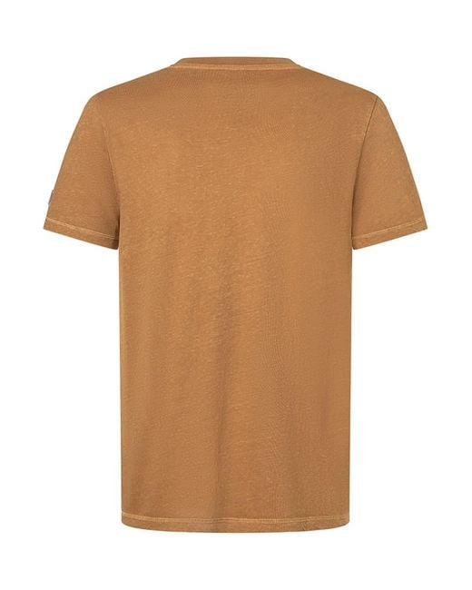 Timezone T-Shirt Basic in Brown für Herren