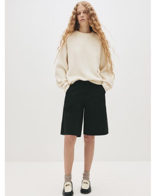 Pull&Bear White Pullover