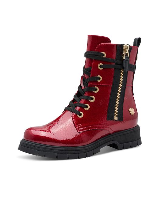 Marco Tozzi Red Schnürstiefelette
