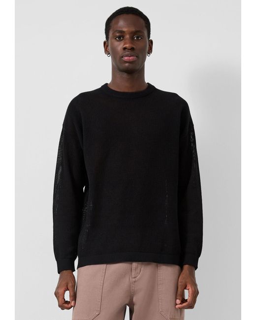 QS Strickpullover in Black für Herren