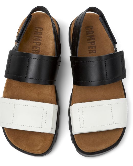 Camper Black Sandale 'Brutus'