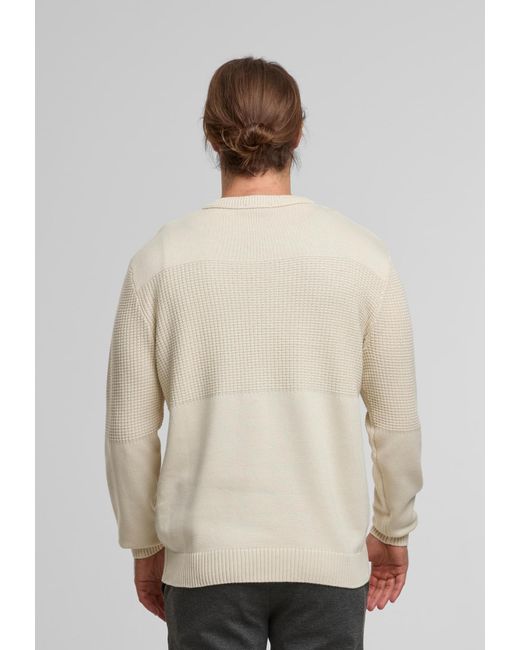 INDICODE Pullover Infame in Natural für Herren