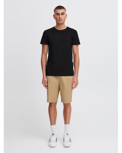 Solid T-Shirt Sdjuan in Black für Herren