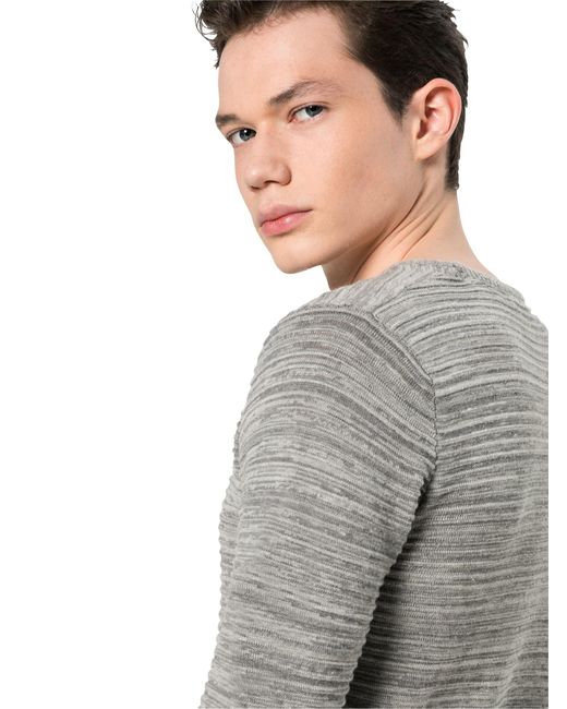 Solid Pullover Struan in Gray für Herren