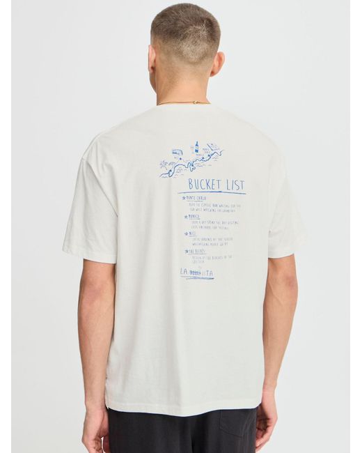 Solid T-Shirt Sdorrick in White für Herren
