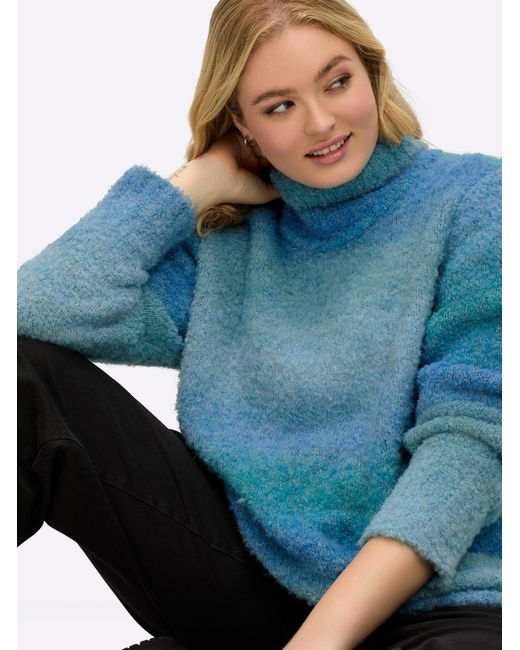 Sheego Blue Pullover