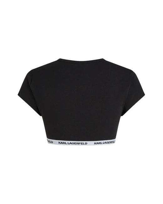 Karl Lagerfeld Black T-Shirt