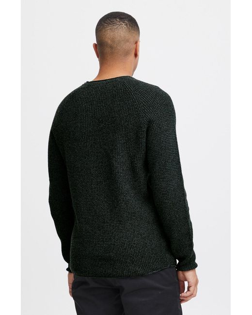 Solid Pullover in Black für Herren