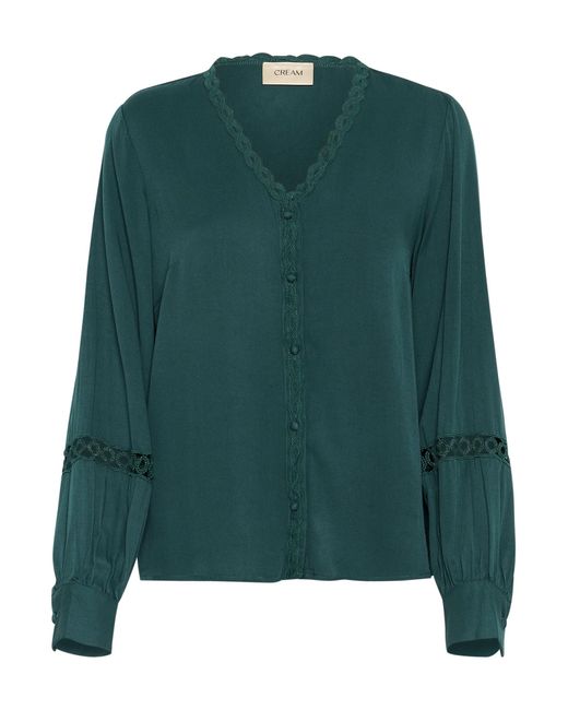 Cream Green Bluse 'Resi'